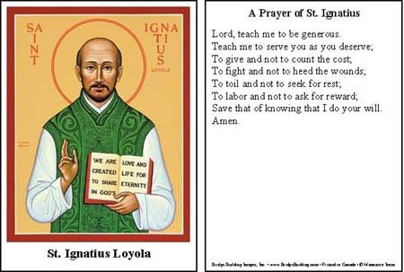 Vermont Christmas Company St. Ignatius Loyola Prayer Cards - Set of 100 - Image 2