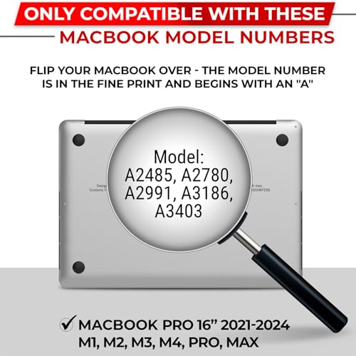 SightPro Magnetic Privacy Screen for MacBook Pro 16 Inch (2021-2024, M1, M2, M3, M4, Pro, Max) Removable Laptop Privacy Filter Shield and Protector