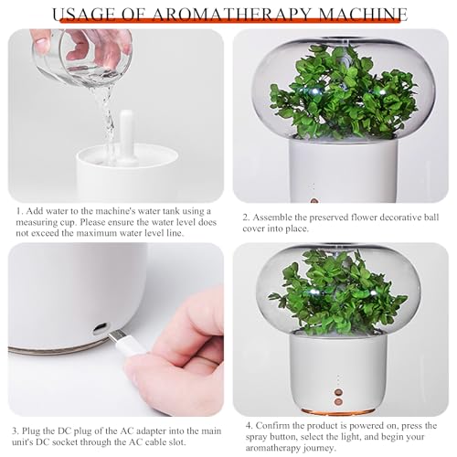 Difusor Aromático Eléctrico con Luz Nocturna y Temporizador miniatura 5