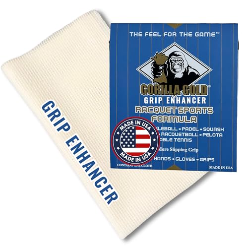 Gorilla Gold Grip Enhancer Tacky Towel - USA-Made Chalkless Formula