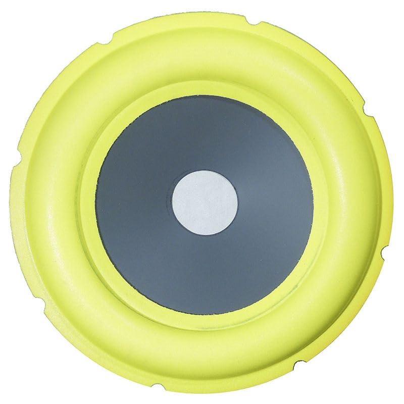 Ricambio Cono Woofer 300 mm Sospensione in Foam Foro 5 cm Altezza 80 mm - Giallo