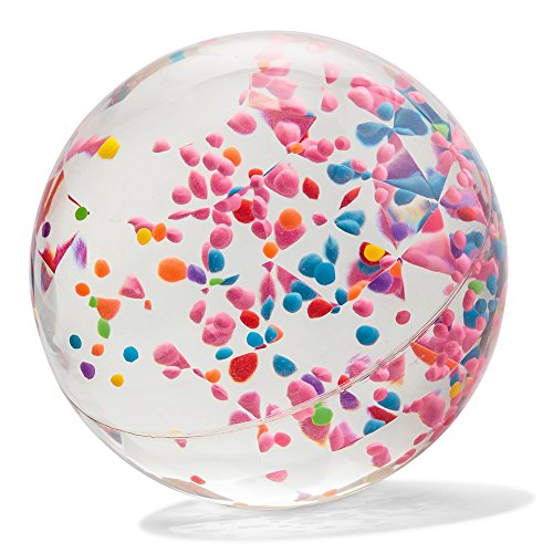 Tobar - 12468 - Grosse balle rebondissante avec paillette multicolores