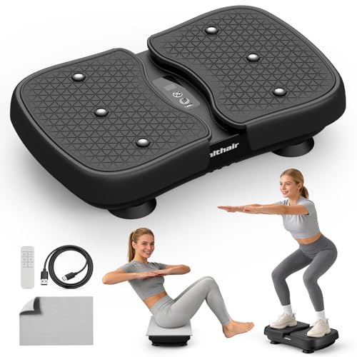 Plataforma vibratoria para ejercicio, mini plataforma vibratoria para drenaje linfático y pérdida de peso, 1 pieza miniatura 1