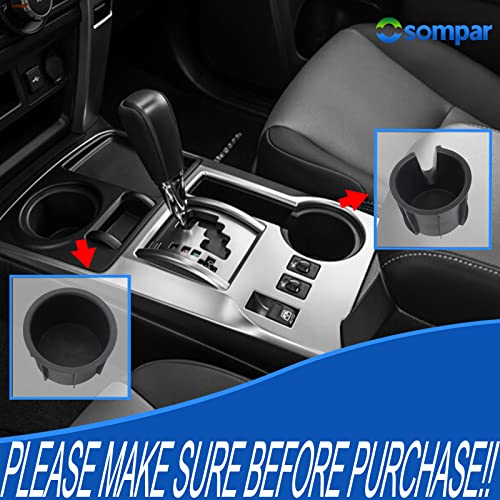 Portavasos Insertos 2PCS Compatible Toyota 4Runner 2014-2021 miniatura 4