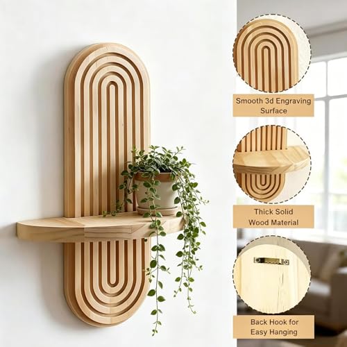 Étagère flottante bohème pour optimiser les petits espaces - 6