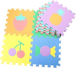 SAFIGLE 10 Peças Tapete De Brincar De Bebê Para Bebês Almofada De Chão Infantil Tapete De Brincar De Bebê Tapetes De Chão De Bebê Tapetes De Chão Para Crianças Tapete De Brincar De Bebê