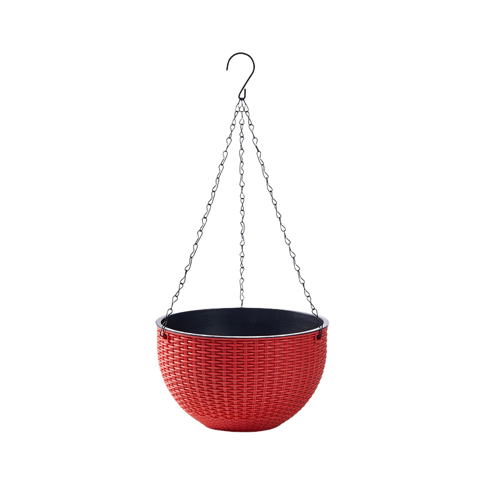 CRFFZ Stable Metal Hanging Flower Pot for Vertical Gardens Indoor Porch Decorative Plant Display Accessories Hanging Flower Pots