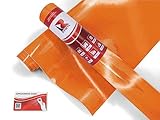 Avery Dennison V4000 Reflective Orange 350-R - High Gloss Graphic Cast Film - 2ft x 1ft - Retroreflective Vinyl Sheet Roll for Wrap, Decals, Stickers and Signs