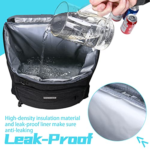 Baglher Cooler Backpack, 30 Can Insulated Backpack Cooler Leak Proof Lightweight Soft Cooler Bag With Compartment Waterproof Suitable For Beach, Hiking, Travel, Lunch #TOP3