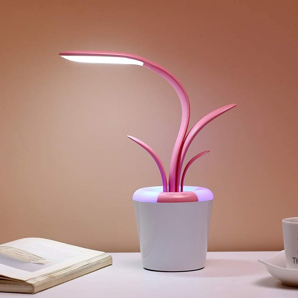 Luteti Rechargeable Desk Lamp with USB Type-C | 360° Adjustable Study Light | Touch Control Table Lamp with Mobile Stand | 3 Color Modes | Eye Protection-image-39