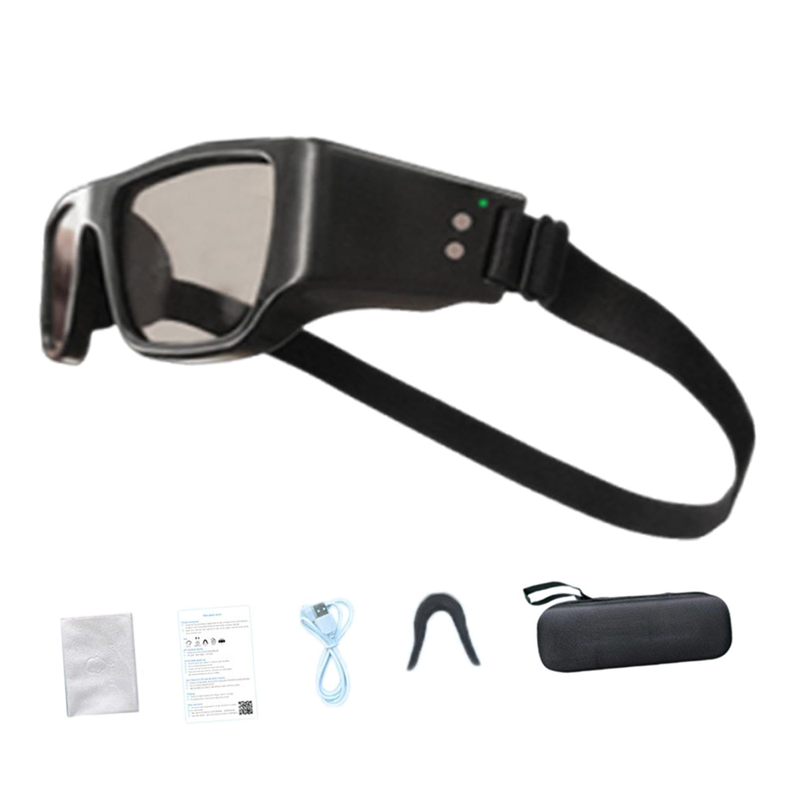 Homyl Lunettes de Dribble avec Fonction Stroboscopique pour La Course à Pied, Le Football et Le Baseball