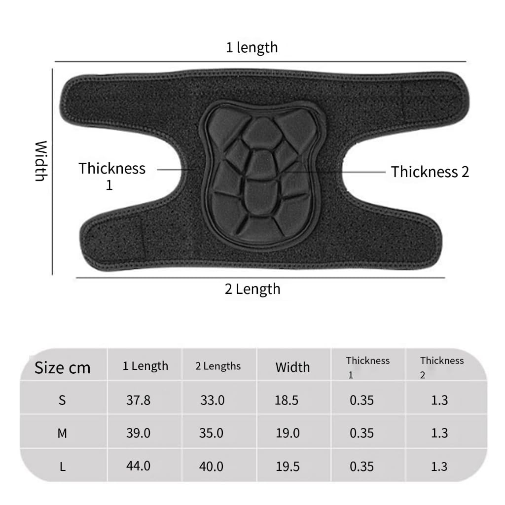 Greabuy Cycling Elbow Elbow Brace Thicken Elbow Guard Roller Skating Forearm Guards Easy to Use Elbow Pad for Sports