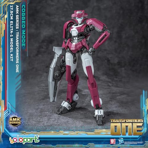 YOLOPARK Transformers One Elita-1 Cogged Mode Action Figure,6.89 Inch Highly Articulated Transformers Toys Gifts for Kids Ages 8 and Up,No Converting
