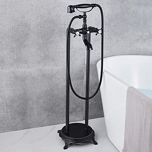 Robinet de baignoire autoportant robuste résolvant les problèmes de fuite avec pose au sol stable