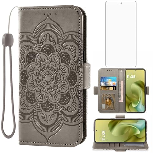 Étui cuir Moto G86 5G anti-rayure pour protéger l'écran et ranger vos cartes de crédit