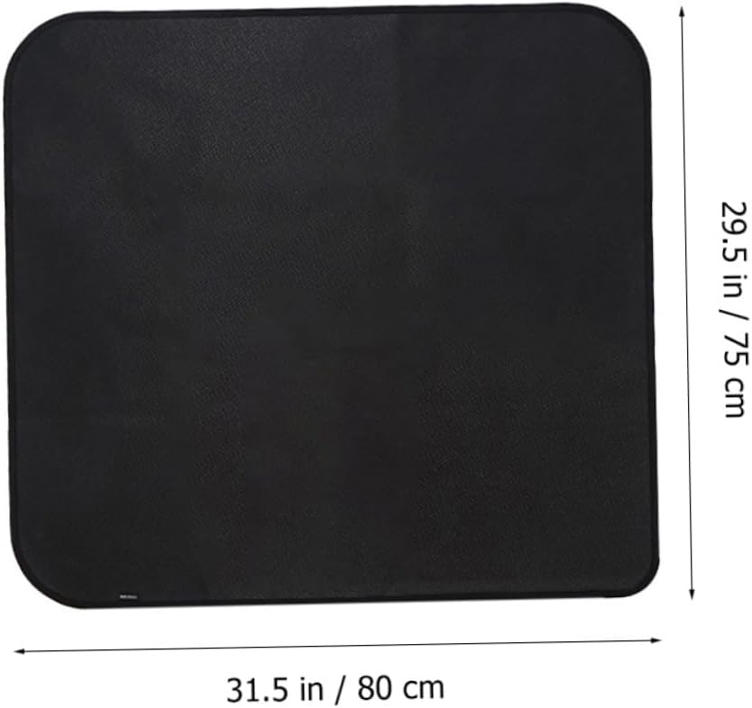 Foldable Outdoor Fireproof Mat Heat Insulated Fire Resistance Cloth Blanket for Camping BBQ Picnic Lightweight High Temperature Resistant Pad