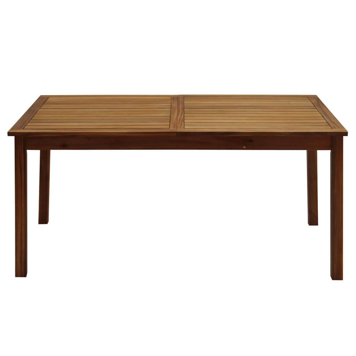 Miliboo Table de Jardin Extensible rallonges intégrées en Bois Massif L160-210 cm MAYEL