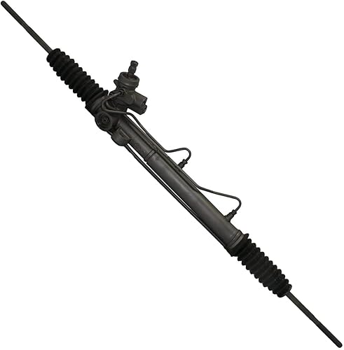 Miniatura 2 de Detroit Axle Conjunto completo de piñón y cremallera de dirección asistida sin sensor + los 4 extremos de barra de acoplamiento interior y exterior