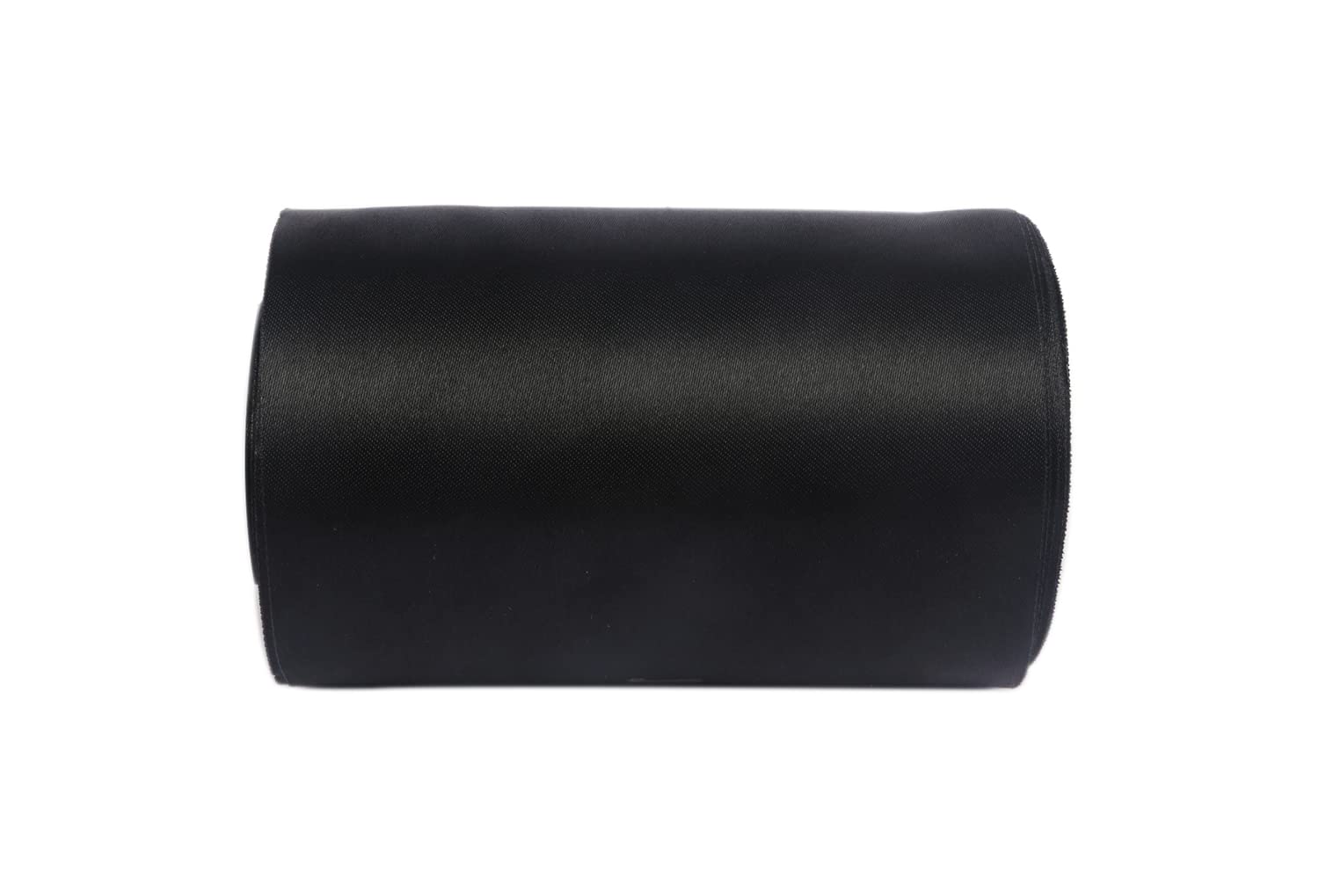 YYCRAFT 3 Inch Wide Satin Ribbon Satin Fabric Spool for Grand Opening Cutting Ceremony Wedding Birthday Party Decoration Gift Craft (50 Yards,Black) โ image 1