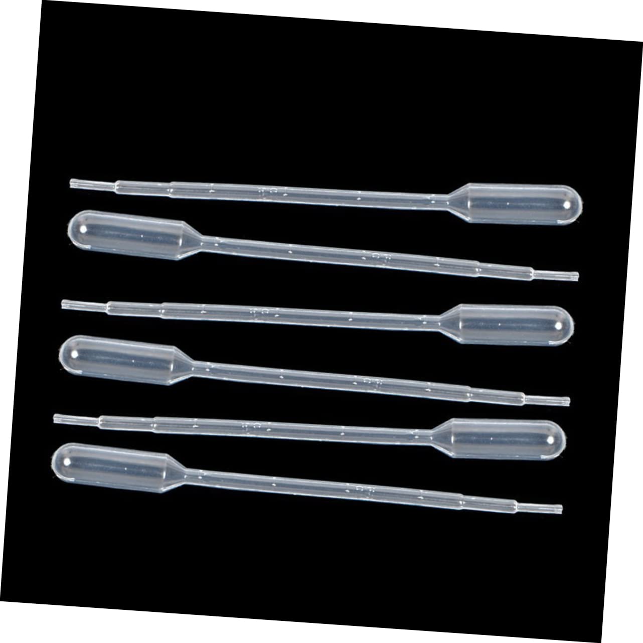 Healifty for 100pcs 1ml Plastic Transfer Pipette Soft Pliable Dropper for Essential Oils