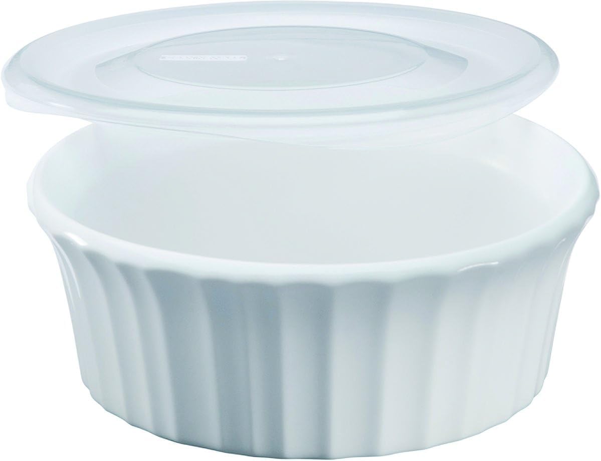 CorningWare Baking Dish French White 16oz - 1 Dish and a Matching Lid