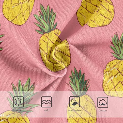 Wusikd Pineapple Cute Girls' Underwear Cotton Pink Girls Briefs Soft Toddler Underwear 2T3