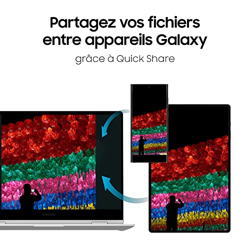 PC Portable convertible Samsung -Galaxy Book 3 360 -13,3 Super AMOLED - Core i5-1340P -RAM 8Go -256Go SSD -Iris Xe -Win 11 -S Pen