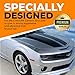 GRAPHIX EXPRESS Camaro Rally Racing Stripes Matte Black Vinyl Sticker, Hood, Trunk, and Spoiler Stripes Graphics Kit, DIY Vinyl Decal Wrap Front and Rear Compatible with Chevrolet Camaro 2010-2015