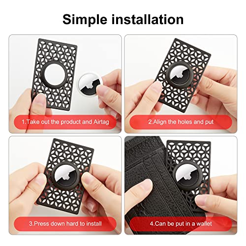 Funda protectora para Apple Airtag cartera diseño delgado 5