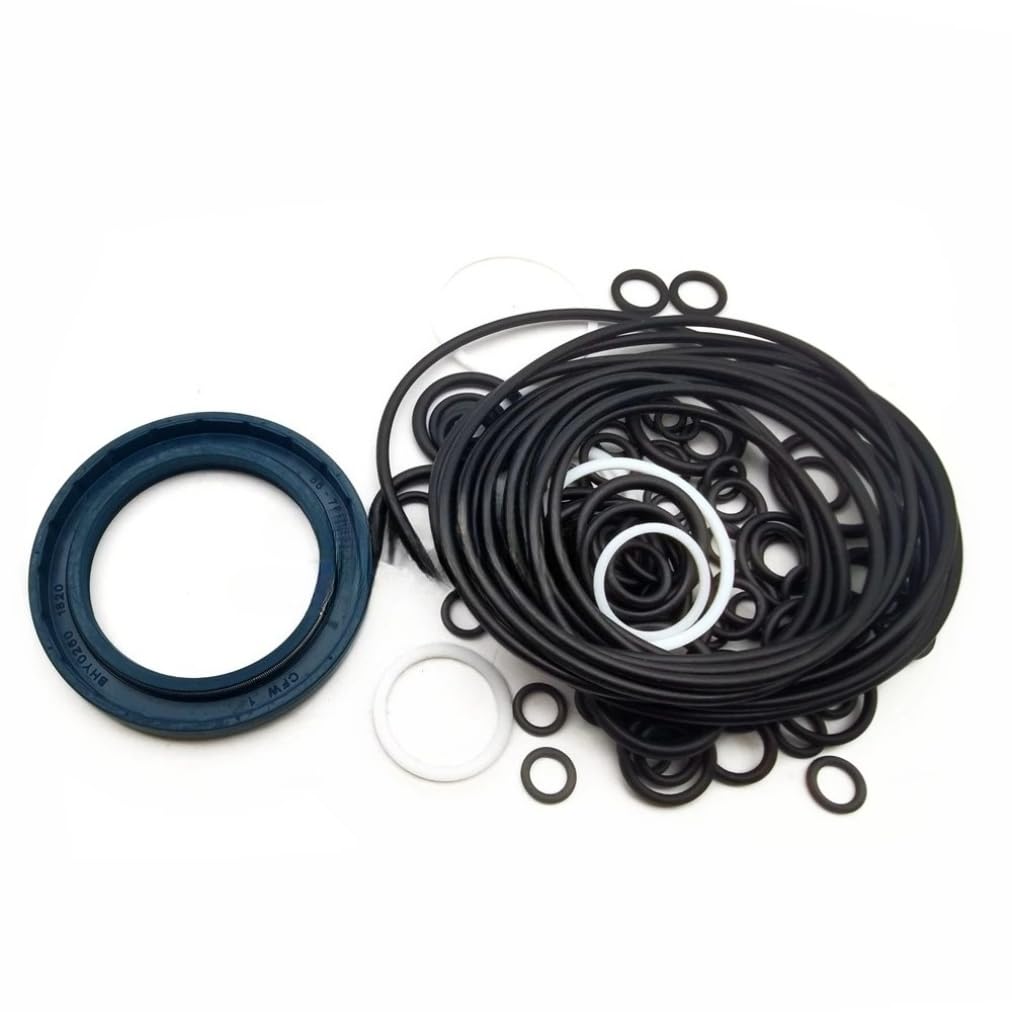 Pump Seal Kits, Compatible with Kawasaki K3V140DT K3V140DTP Piston Pump, O Rings, K3V140 Hydraulic Pump Seals, Excavator Replacement Part