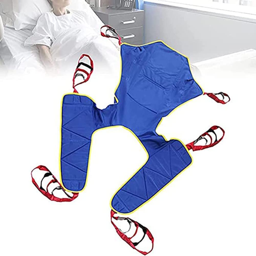 Grúa para elevación de Personas Mayores, arnés de elevación de Cuerpo Completo para Pacientes, arnés para Inodoro, Equipo de elevación, arnés para Caminar, cinturón de Transferencia, Elevado
