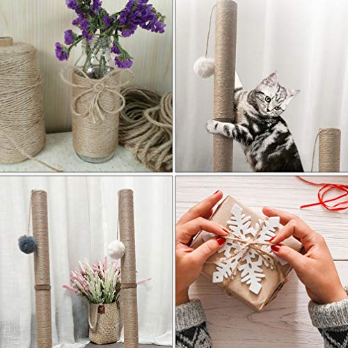Balacoo Cat Sisal Corda de reposição de poste de arranhões para gatos torre de árvore de arranhões