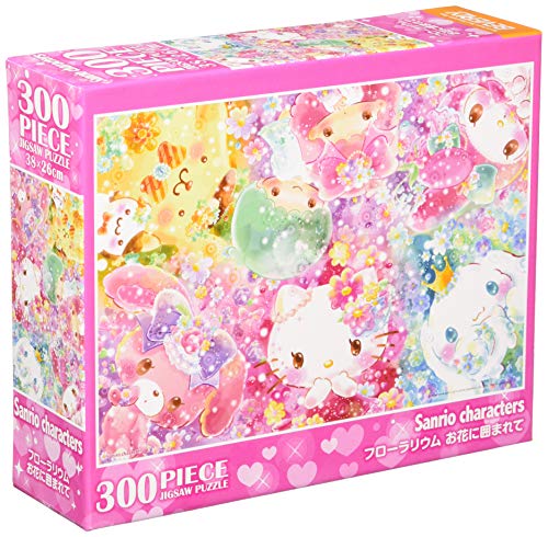 【日本製】 300ピース ジグソーパズル フローラリウム お花に囲まれて(26×38cm)