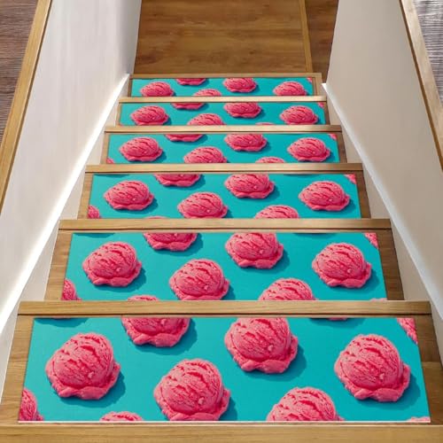 Evita resbalones en escaleras de madera con peldaños azul helado sin residuo 2