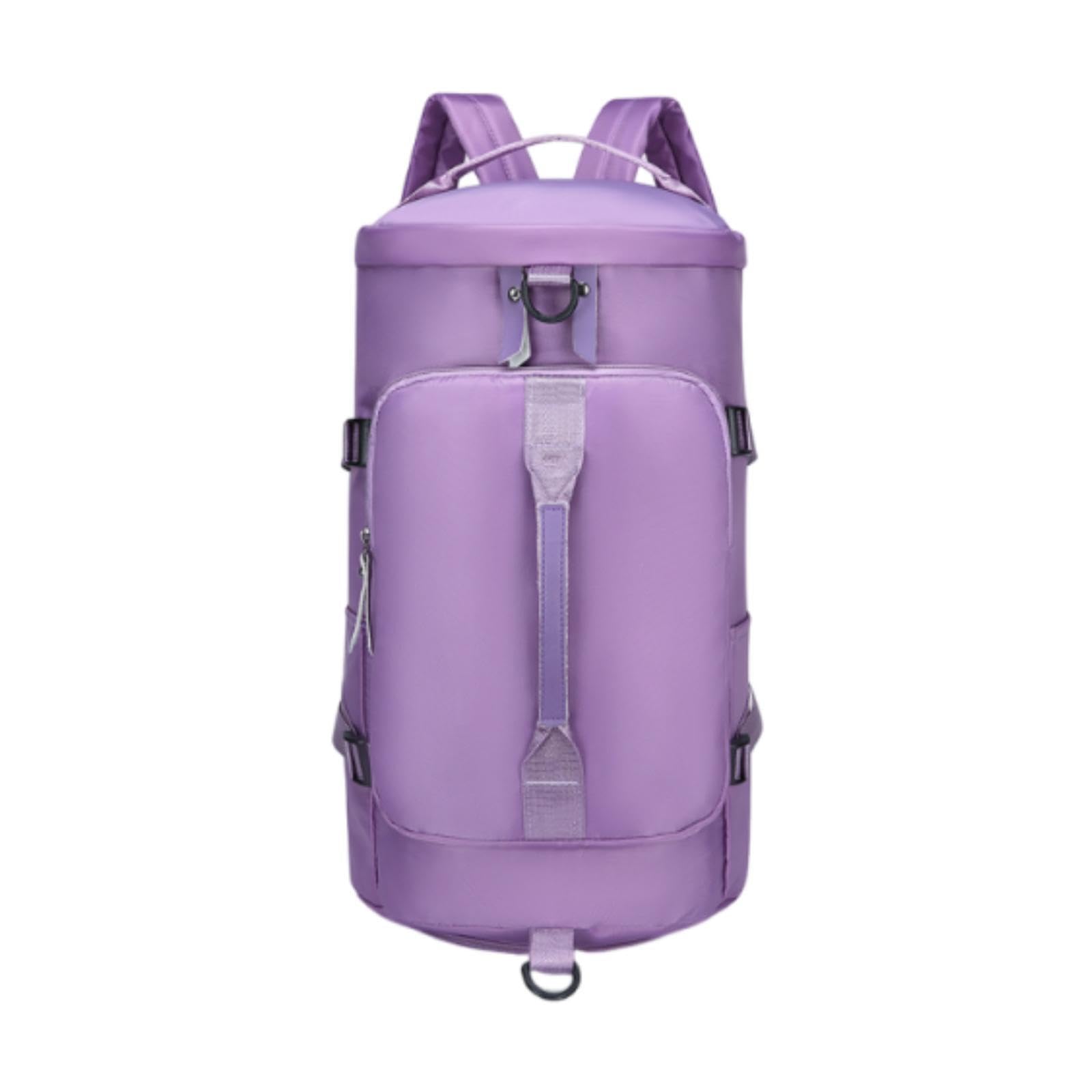 NIVAA Sport Bag Swim Bag Hiking Rucksack for Backpacking Mountain Climbing Outdoor Purple-image-47