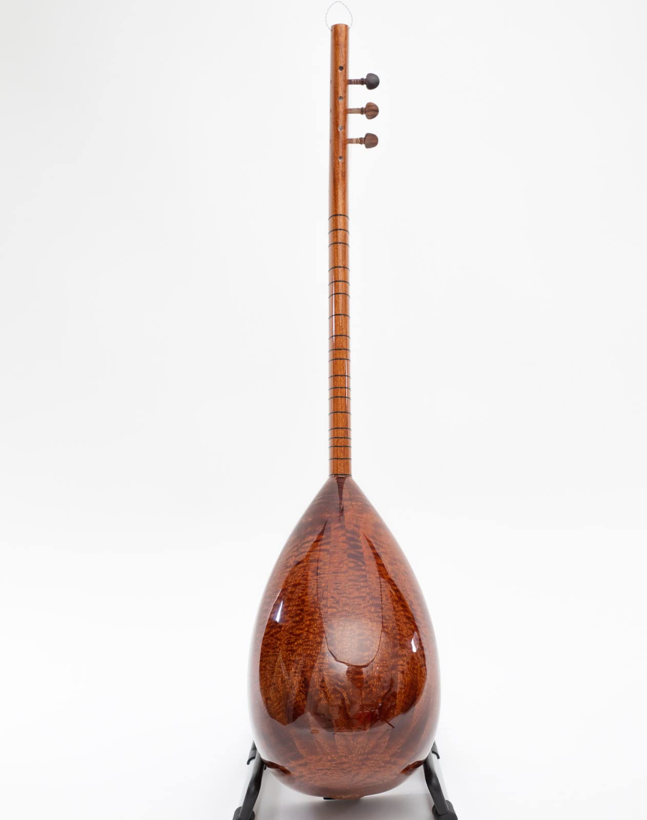 Saz Baglama Pamela-Holz und Perlmutt, professionelles Instrument, türkisches Saiten-Musikinstrument