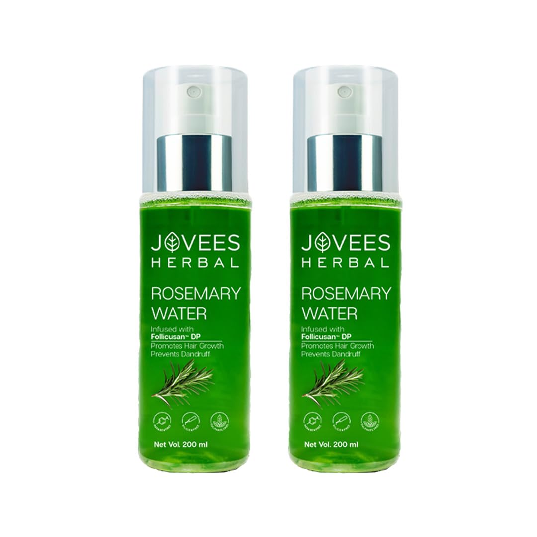 Jovees Herbal Rosemary Water Hair Growth Spray with Follicusan DP (200ml) | Mist Spray for Hair Fall, Strengthens Follicles & Boosts Hair Growth | Adds Shine | Non-Greasy, Lightweight Hair Tonic | For All Hair Types | Reduces Dandruff & Scalp Protection (pack of 2)-picture-11