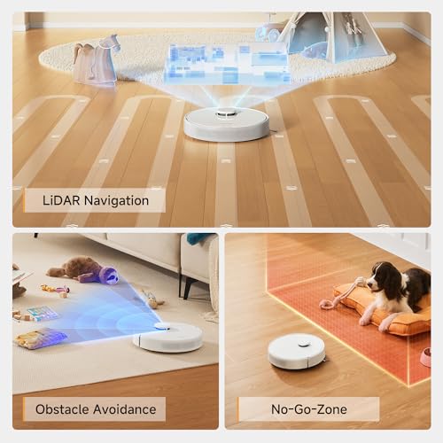 Robot Vacuum with Self-Emptying Station