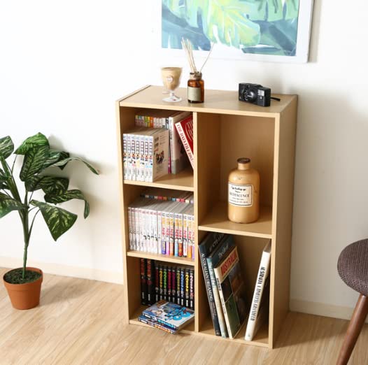 Amazon｜カラーボックス 2列タイプ 本棚 CDラック 幅59cm ブック