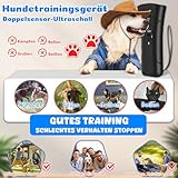 WEIMEIH Anti Bell Gerät Hunde, Anti Bell Halsband für Hunde, Handheld Ultraschall Anti Bell Gerät Hunde, Effektiv Haustiertraining, Hundegebell Stoppen, Hundetrainings Geräte Draußen Zuhause