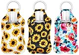 SENSIVO Hand Sanitizer Holder Keychain, Fits Bath And Body Works Pocketbac, Empty Travel Size Hand Sanitizer Keychain For Backpack Small Hand Sanitizer Bottles For Kids Portable Refillable
