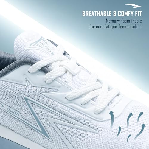 Image of ASIAN Powerplay-37 Men's Running Shoes | Ultra Soft Cushion Midsole, Breathable Knit Upper, Lightweight Design, Durable TPR Grip Outsole & Comfort for Running, Gym & Daily Use