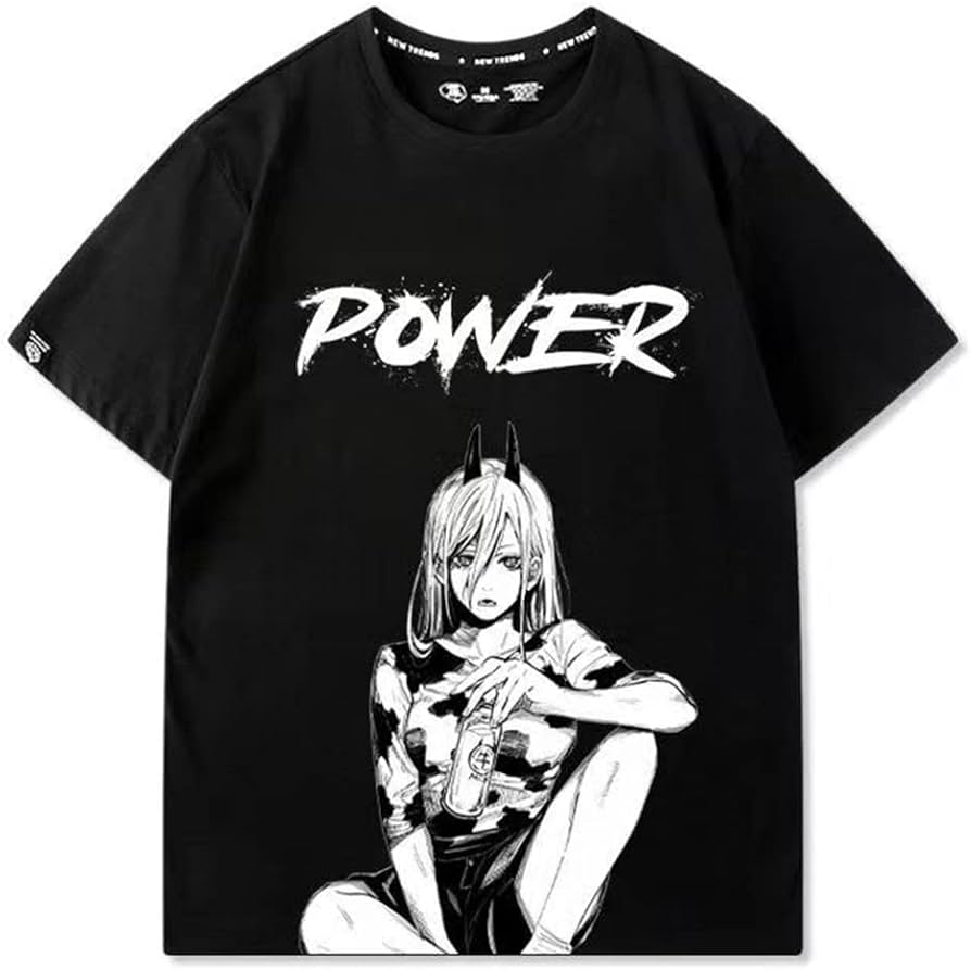チェンソーマン　Tシャツ　パワー Amazon.co.jp: JUANZI パワー Tシャツ チェンソーマン 半袖 夏服