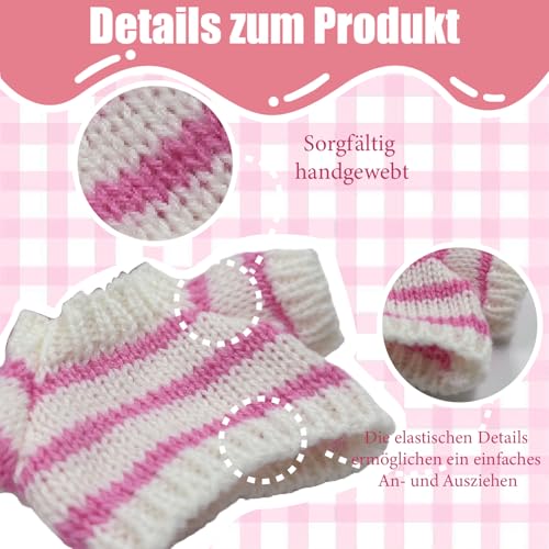 Esshogo 1 Set Kleidungsset für LBB Puppe, Bekleidung für 17cm Plüsch, Kleidung für Puppe, Puppenkleidung, Kleidung für 17 cm große Puppe