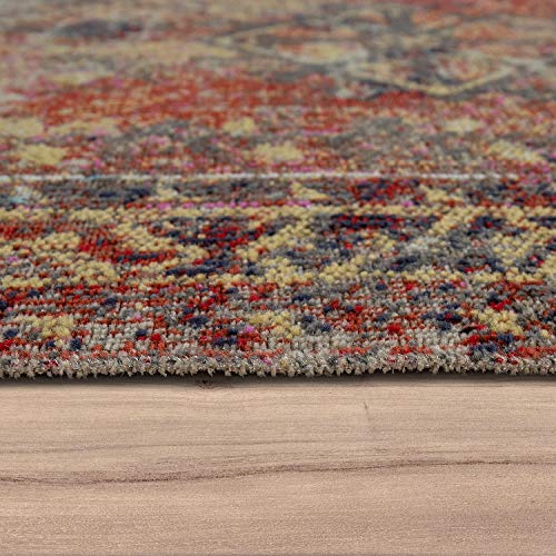 Paco Home Teppich Outdoor Rot Terrasse Balkon Orientalisches Design Robust Wetterfest, Grösse:200x280 cm – Bild 6