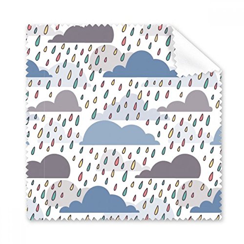 Chiffon de nettoyage écran et lunettes motif météo au bureau ou en voyage