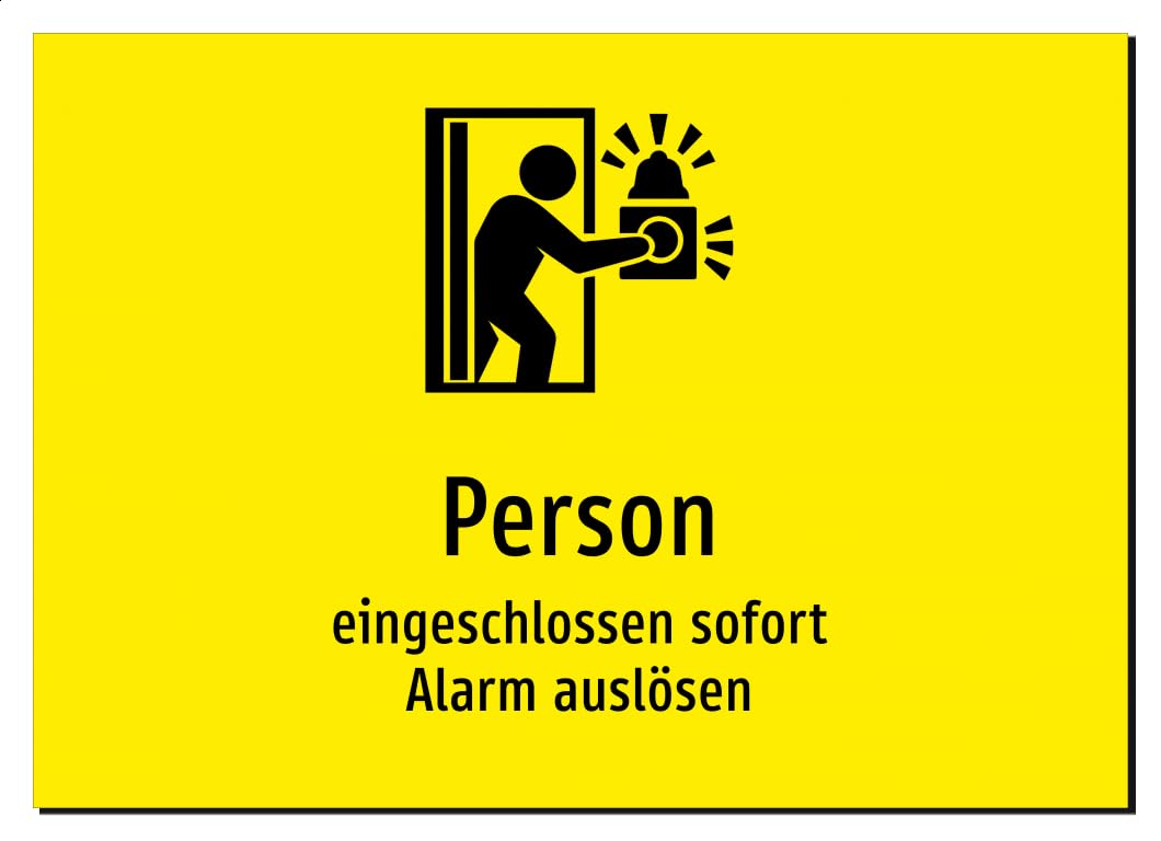 35087-DE-S-13 | Person - eingeschlossen sofort Alarm auslösen