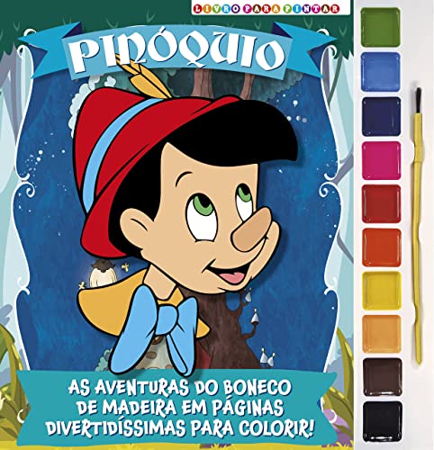 Pinóquio – Livro para Pintar com Aquarela: