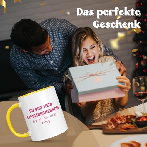 LIEBTASTISCH Personalisierte Tasse Mit Namen - Spülmaschinen- & Mikrowellengeeignet - In Deutschland Bedruckt - 330 ml - Beidseitig… – Ansicht 3