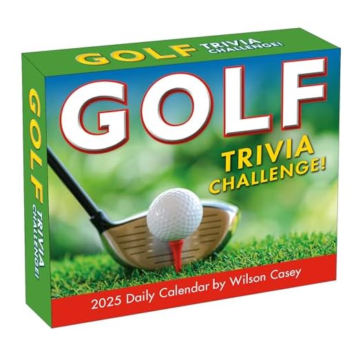 Golf Trivia 2025 Boxed Daily Desk Calendar: A Year of Golf Trivia Challenges by Wilson Casey